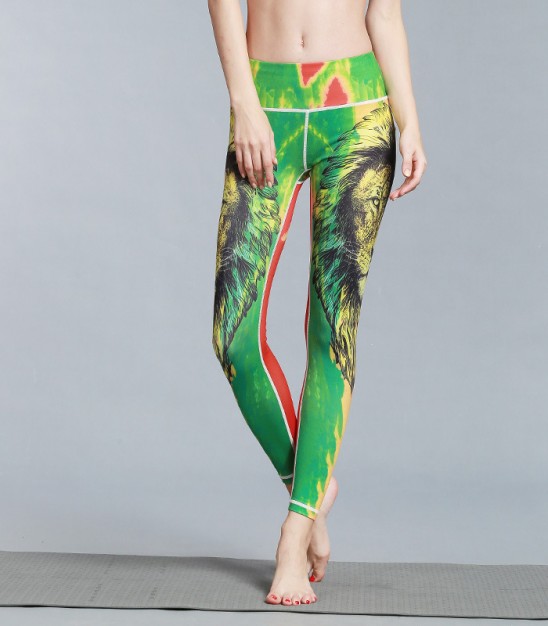 Basic High Waisted Print Leggings