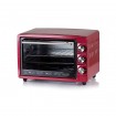 Electric oven includes bake pan & toasting rack