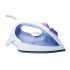 Blue & white digital steam iron