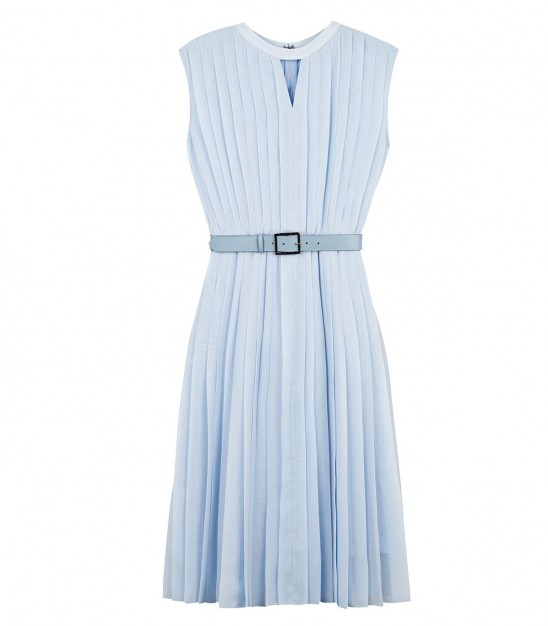 Floral sleeveless vintage midi dress