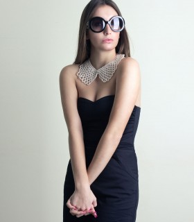 Black strapless dress with sweetheart neckline